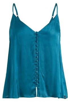 Khujo SUGAR Blouse Blue Femme -Khujo Soldes 00290cb12ef04f31a82590dc3646c187