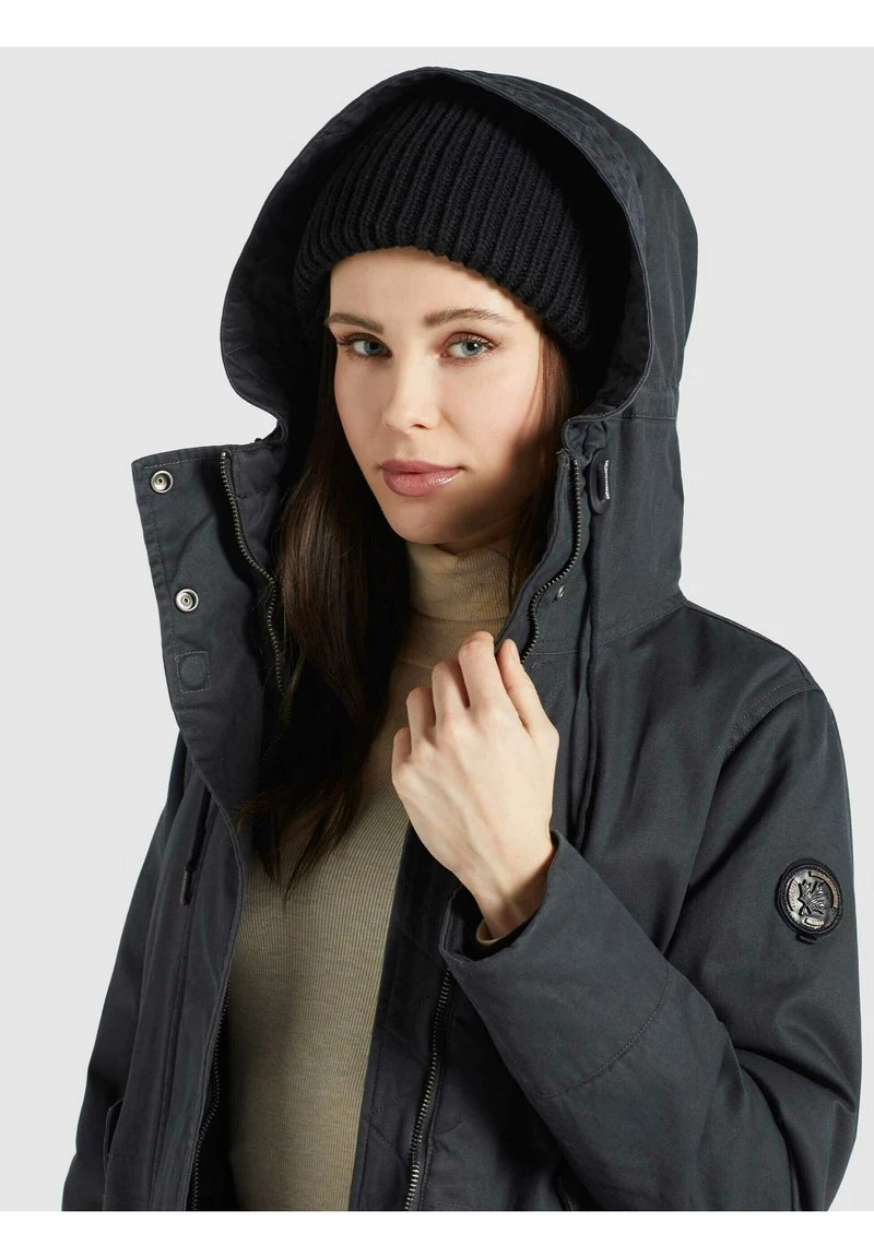 Khujo MANTEL XENIA Veste D'hiver Dunkelgrau Femme 6 Khujo MANTEL XENIA Veste D'hiver Dunkelgrau Femme – Image 4