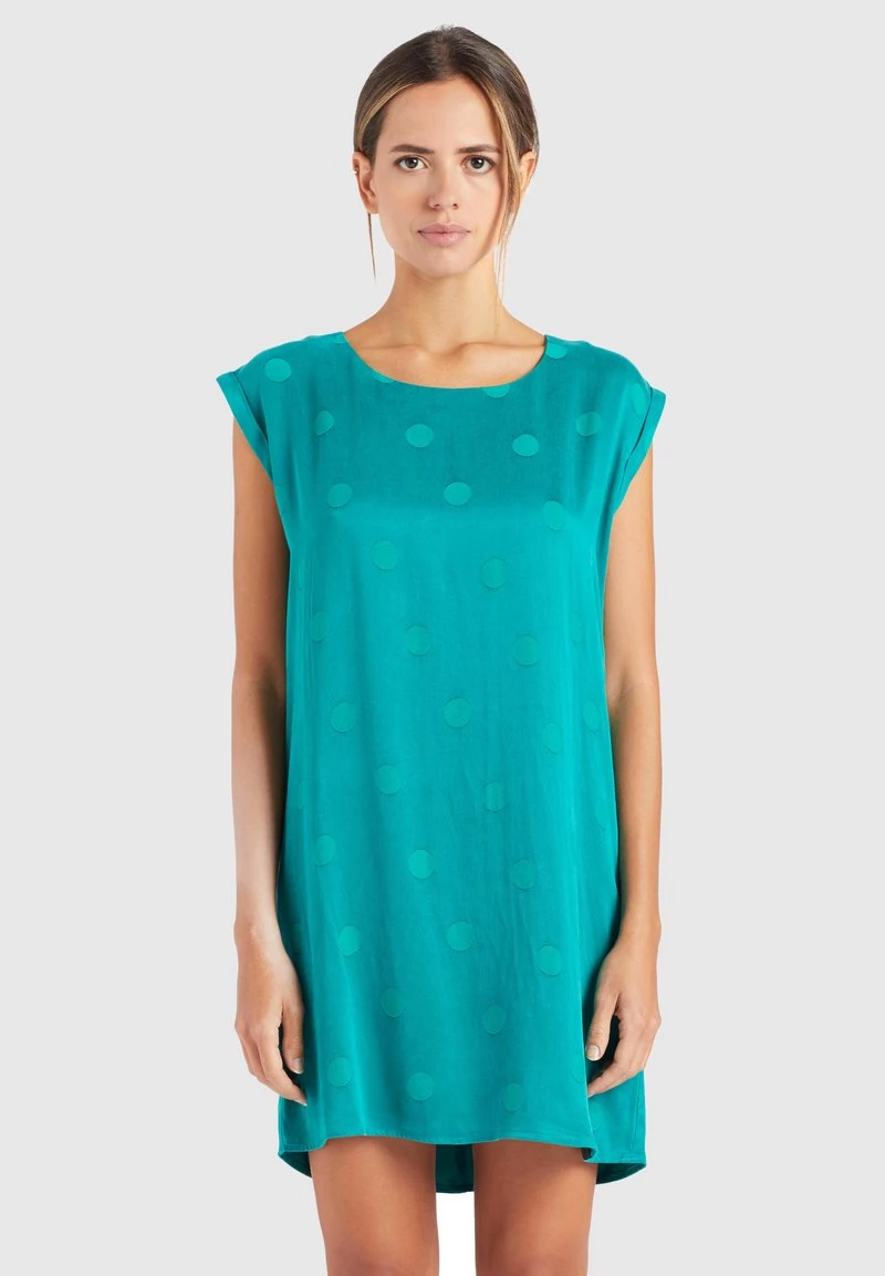 Khujo Femme MARGARITA Robe De Jour Türkis 3 Khujo Femme MARGARITA Robe De Jour Türkis