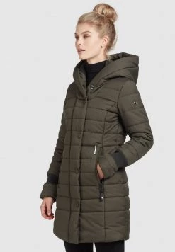 Khujo CONSTANZE STRUCTURED Veste D'hiver Dunkeloliv Femme -Khujo Soldes 00f22adead234e34907dcf801fdd6698