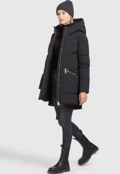Khujo Femme BINE Veste D'hiver Schwarz -Khujo Soldes 01779ad920f9428698f8c227e55f317d