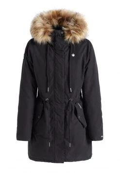 Khujo Femme CODISH Veste D'hiver Schwarz -Khujo Soldes 0380783c121f44da8089fc685abfdba0