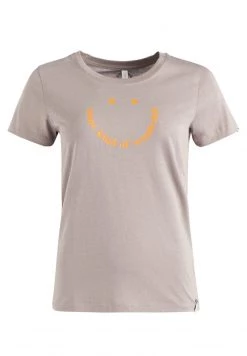 Khujo FRANCESCA SMILE T Shirt Imprimé Graubraun Femme -Khujo Soldes 03f76e7e739948cb8621df16efd6fe1c