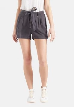 Khujo INDIRA Short Grau Gewaschen Femme -Khujo Soldes 04816f65641c494683ac085f9a103761