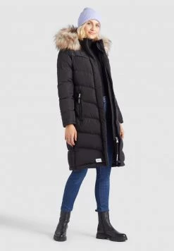 Khujo Femme LUBECK LONG4 Veste D'hiver Schwarz -Khujo Soldes 04f316cbc6c4426b972501ffd4a6b3a1