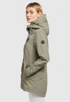 Khujo CAIMA Parka Graugrün Femme -Khujo Soldes 04f93a46cb624ba98f70d0dfae30b479