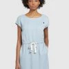 Khujo HEDIYE Robe De Jour Hellblau Femme -Khujo Soldes 05ad5c2ba6dd47ad982c245bf98ab22d