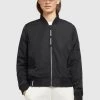 Khujo Femme STENCE Blouson Bomber Schwarz -Khujo Soldes 0686dddbea5041f2a06bd9ee0ebf0bd4