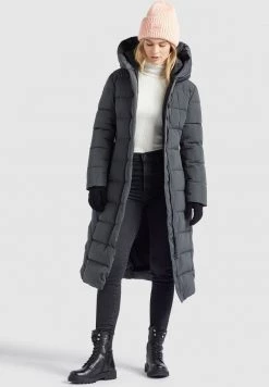 Khujo Femme SILKE Veste D'hiver Grau -Khujo Soldes 06a7fef14d114915bce17ada15489d45