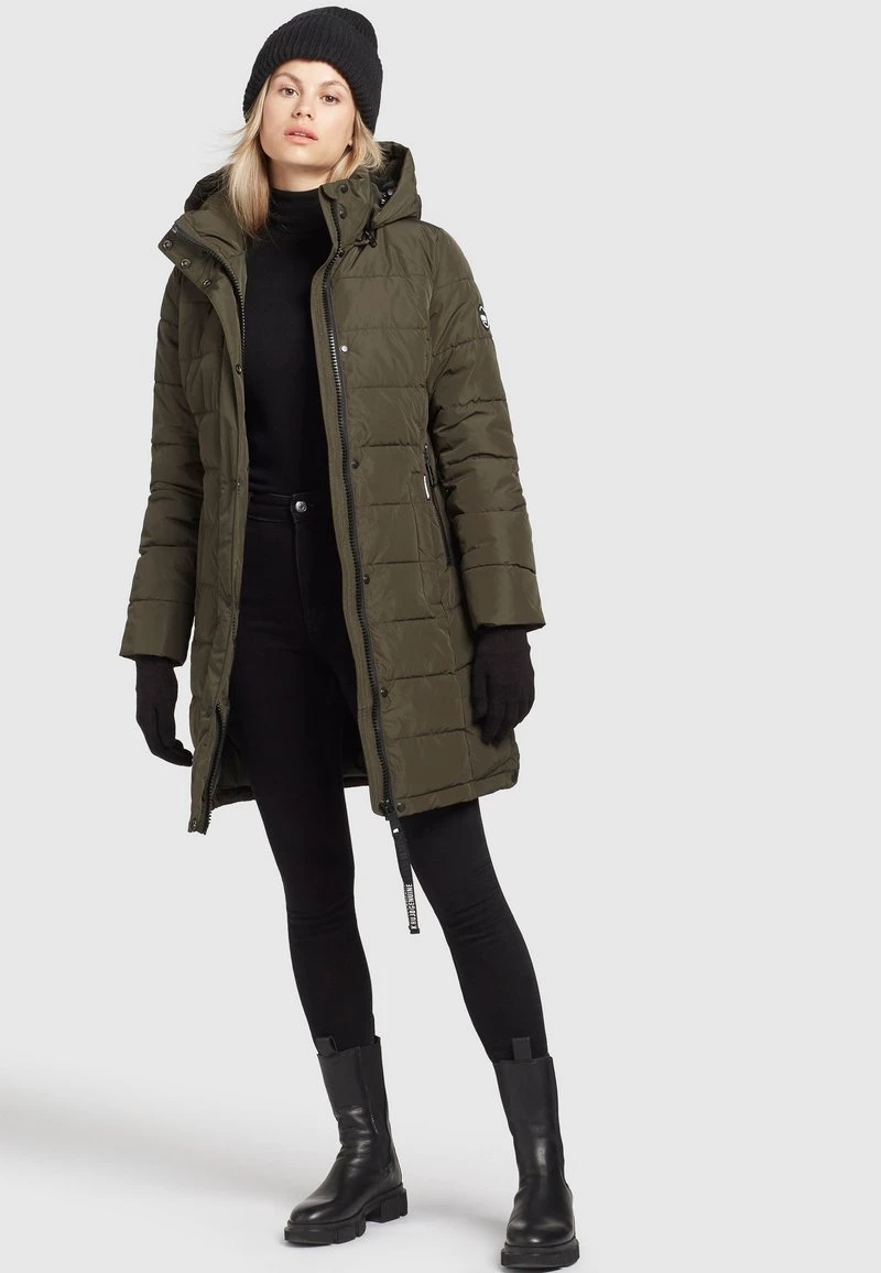 Khujo DELINAS2 Veste D'hiver Dunkeloliv Femme 9 Khujo DELINAS2 Veste D'hiver Dunkeloliv Femme – Image 7