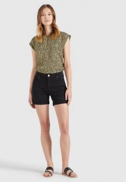 Khujo Femme RIVEN Short En Jean Schwarz -Khujo Soldes 081522abead843e9848a8f11d10eba2e