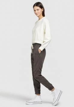 Khujo SANDI Pantalon De Survêtement Anthrazit Femme -Khujo Soldes 0840bdfbe214450e8f6f3e701950a151