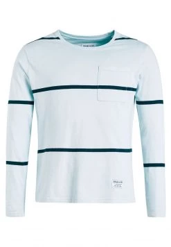 Khujo Homme LUCIAN T Shirt à Manches Longues Light Blue -Khujo Soldes 09528df8bee749c3b3b88f81abd41539