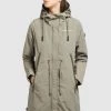 Khujo Femme ADDA Parka Graugrün -Khujo Soldes 09a8f873ca31462d9c6068d6773a0e47