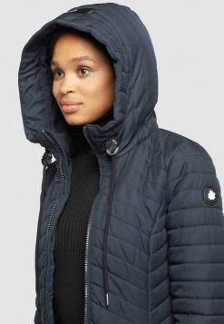 Khujo Femme MANTEL TOOTS STRUCTURED Veste D'hiver Dunkelblau -Khujo Soldes 09d31da4c2fd4806901a55129832e715