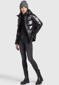Khujo GERDA SHINY Veste D'hiver Schwarz Femme -Khujo Soldes 0a0e691c18664445b5de73708111ddc8