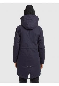 Khujo Femme MARINA Veste D'hiver Dunkelblau -Khujo Soldes 0a543592d0b84701bd606e495ae845cd