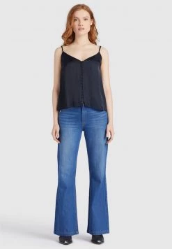 Khujo Femme SUGAR Blouse Dark Blue -Khujo Soldes 0ad4dd3f2db54abf9c3bc2d6c962f0ef