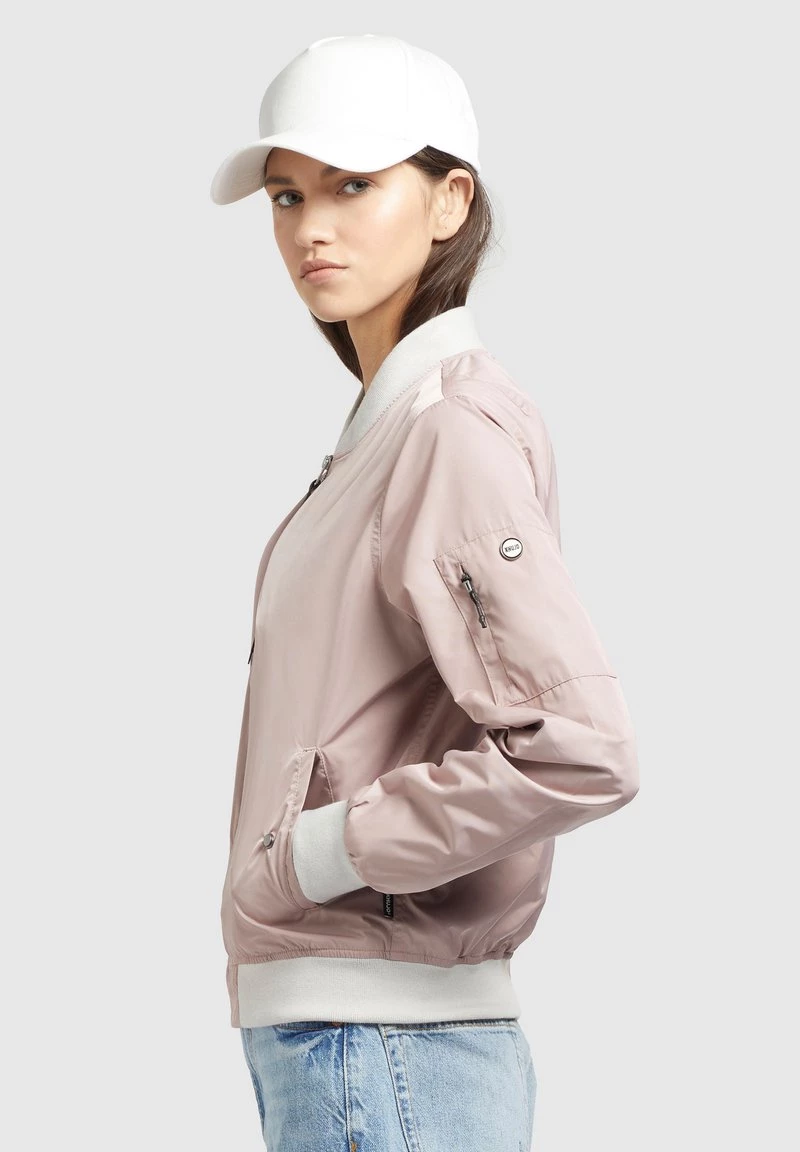 Khujo STENCE Blouson Bomber Blassrosa Femme 6 Khujo STENCE Blouson Bomber Blassrosa Femme – Image 4