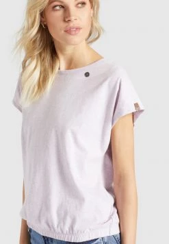 Khujo MARIKA T Shirt Imprimé Flieder Meliert Femme -Khujo Soldes 0e01443e119b4bb3a31da11b633a0da6
