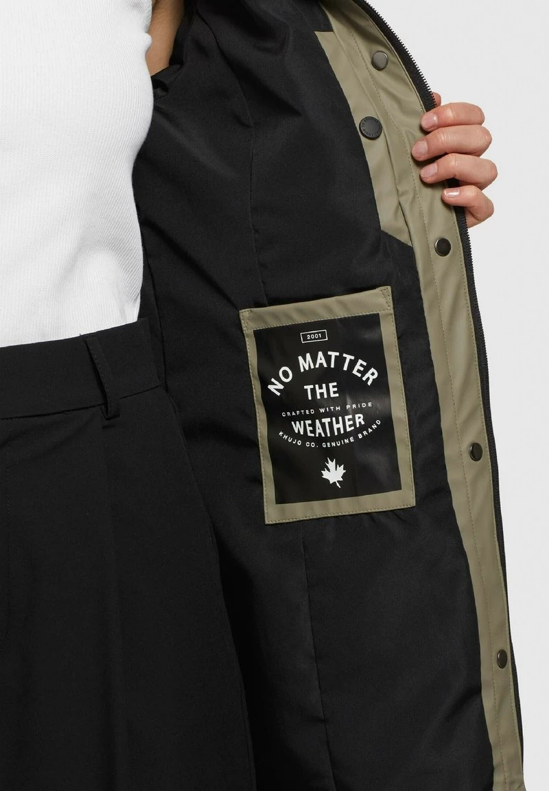 Khujo Femme GLENNA Veste Imperméable Graugrün 7 Khujo Femme GLENNA Veste Imperméable Graugrün – Image 5