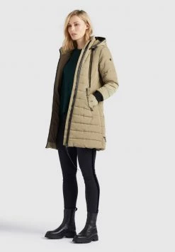 Khujo SHINE Veste D'hiver Beige Femme -Khujo Soldes 0eb53404c1354bd4b2977a7a378651ac