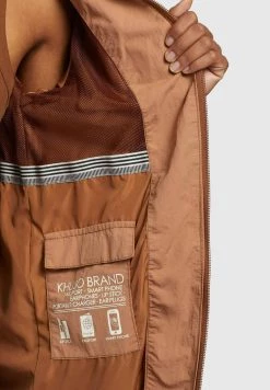 Khujo VOYA Parka Toffee Femme -Khujo Soldes 0f7e327b7b6944cdba2ee40b0d83c336