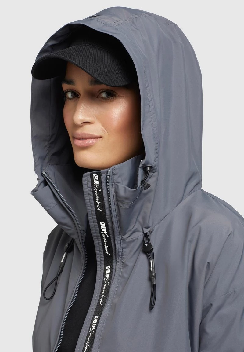 Khujo Femme BLAIR Veste Mi Saison Graublau 8 Khujo Femme BLAIR Veste Mi Saison Graublau – Image 6