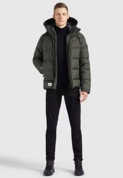 Khujo Homme SAVOR Veste D'hiver Dunkeloliv -Khujo Soldes 1201868dd6854885ae1a8c11a2c960c8