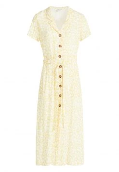 Khujo Femme GOYA Robe Chemise Gelb Weiß Geblümt 19 Khujo Femme GOYA Robe Chemise Gelb Weiß Geblümt -Khujo Soldes 126054f997ce4e42920b220398c118c7