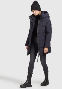 Khujo Femme DORASI Veste D'hiver Dunkelblau -Khujo Soldes 135e0f41c36c457a9acaa48c42b6263e
