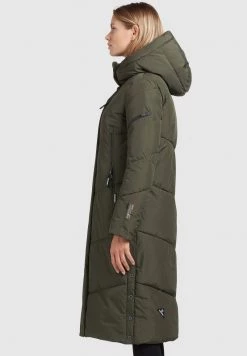 Khujo SONJE3 Veste D'hiver Dunkeloliv Femme -Khujo Soldes 13886629fc734c2385ca2842e10f6dee