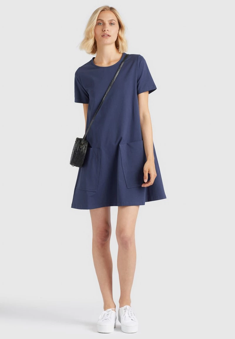 Khujo Femme SARAI Robe En Jersey Dunkelblau 4 Khujo Femme SARAI Robe En Jersey Dunkelblau – Image 2