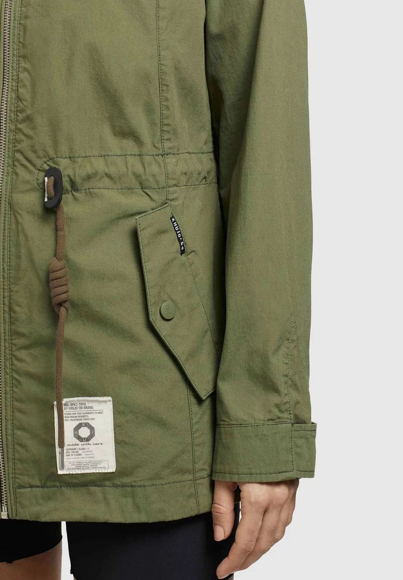Khujo SESIA Parka Oliv Femme 9 Khujo SESIA Parka Oliv Femme – Image 7