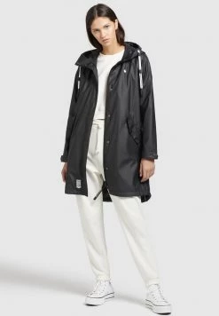 Khujo ODELIE Veste Imperméable Schwarz Femme -Khujo Soldes 156aa5851e2c42668c6124da17e352b1