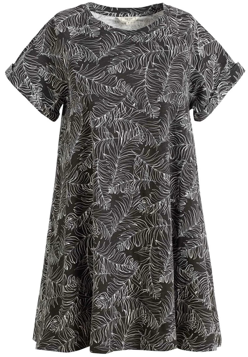 Khujo Femme IOCASTE Robe En Jersey Schwarz Gemustert 9 Khujo Femme IOCASTE Robe En Jersey Schwarz Gemustert – Image 7