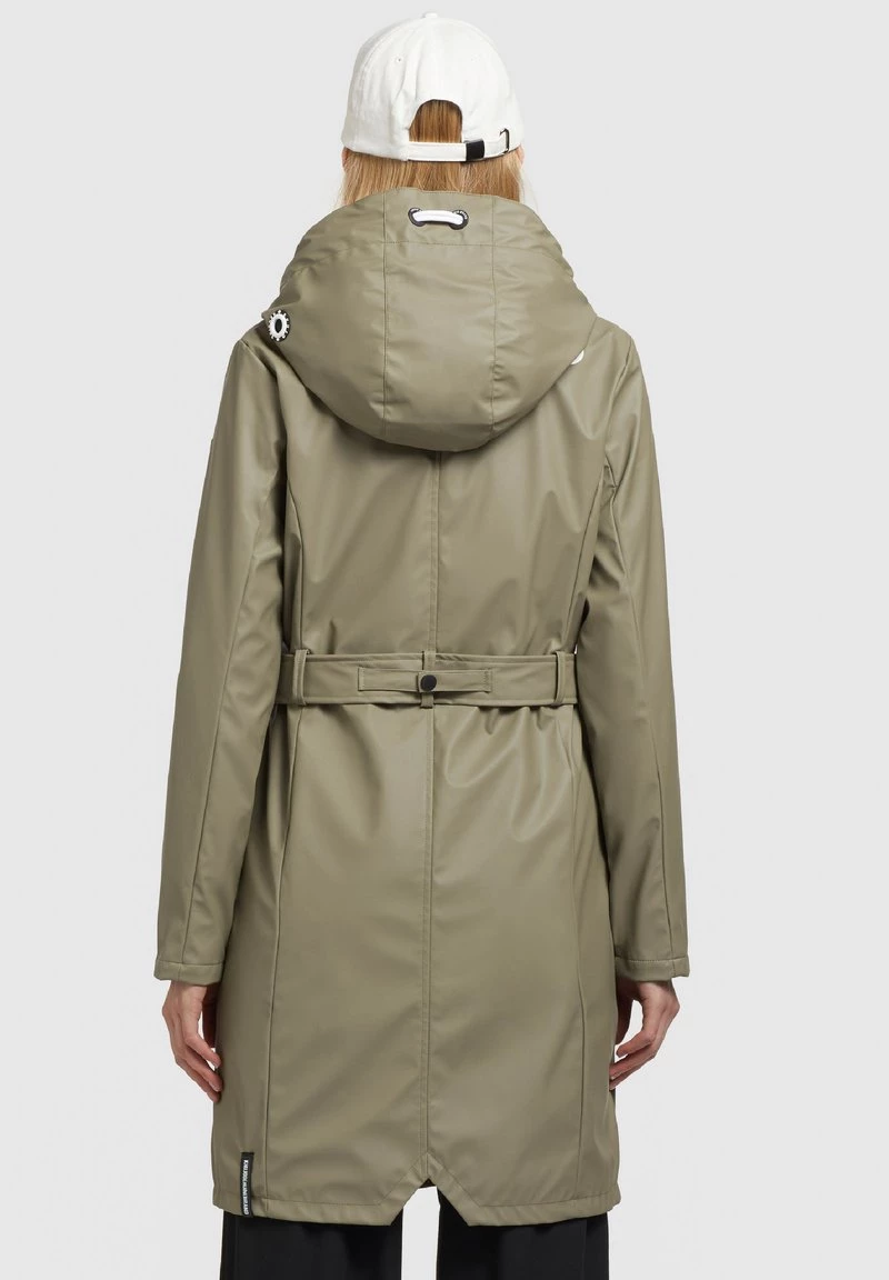 Khujo Femme GLENNA Veste Imperméable Graugrün 5 Khujo Femme GLENNA Veste Imperméable Graugrün – Image 3