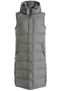 Khujo Femme MAGNETA MATT Veste Sans Manches Graugrün 15 Khujo Femme MAGNETA MATT Veste Sans Manches Graugrün -Khujo Soldes 1665e923630c4b79ada92aadc5c70567