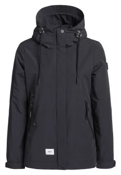 Khujo Femme KAYA Blouson Schwarz -Khujo Soldes 166e243e01714a82aeb8465590c709e4