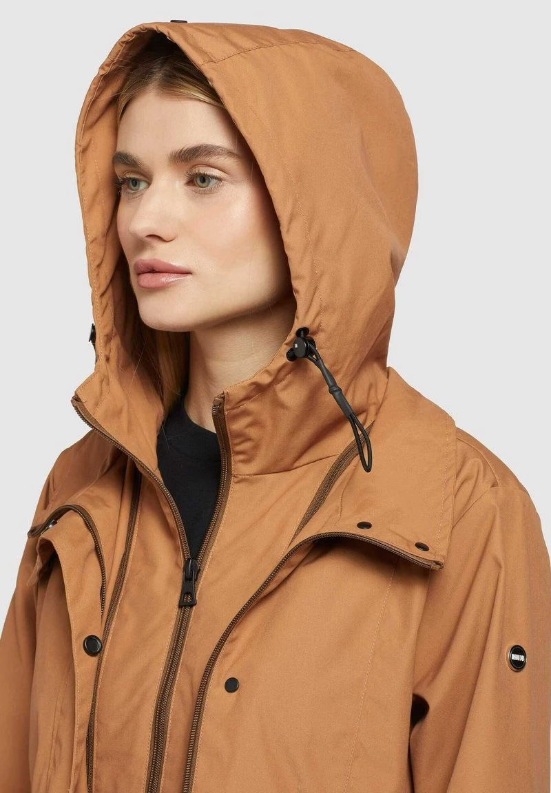 Khujo FELINA Veste Imperméable Toffee Femme 7 Khujo FELINA Veste Imperméable Toffee Femme – Image 5