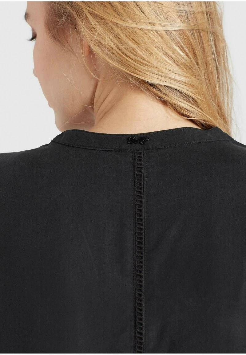 Khujo Femme CREPES Robe De Jour Schwarz 8 Khujo Femme CREPES Robe De Jour Schwarz – Image 6