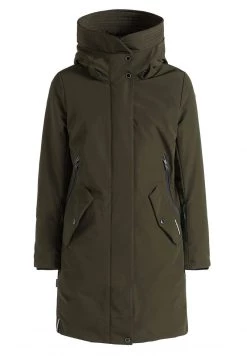 Khujo CHARLYN2 Veste D'hiver Dunkeloliv Polyester Femme -Khujo Soldes 17d5d344fe654cbf9cadde98786bae5b