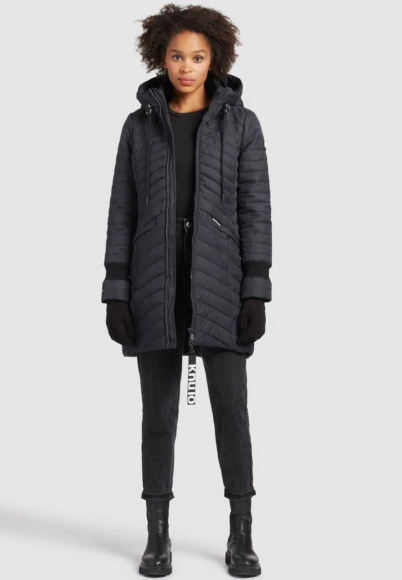 Khujo MANTEL TOOTS STRUCTURED Veste D'hiver Grau Femme 4 Khujo MANTEL TOOTS STRUCTURED Veste D'hiver Grau Femme – Image 2