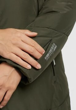 Khujo SONJE3 Veste D'hiver Dunkeloliv Femme -Khujo Soldes 18ce38d09db04dd6af98e90fa86dc2aa