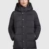 Khujo Femme WENCKE MATT Veste D'hiver Schwarz -Khujo Soldes 18de3a4451214e77a1fd0171c580fe47