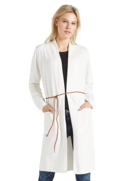 Khujo Femme PERKY WITH BELT Gilet Beige -Khujo Soldes 18f42d49f3f94453947cccc9eafd7498