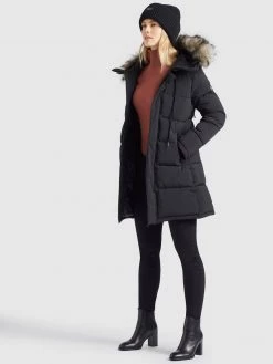 Khujo Femme MANTEL JARVANA Veste D'hiver Schwarz -Khujo Soldes 191361ce4a4c466bb35872857420c16d