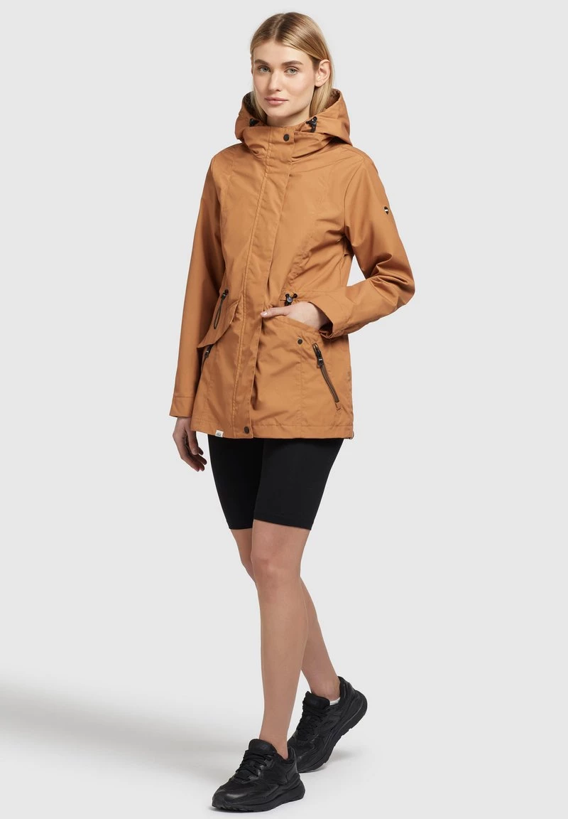 Khujo FELINA Veste Imperméable Toffee Femme 4 Khujo FELINA Veste Imperméable Toffee Femme – Image 2