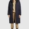 Khujo Femme TORINO Veste D'hiver Dunkelblau -Khujo Soldes 1c5d29b692d74ae7bf169818547ec76d
