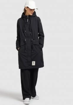Khujo Femme NANDA3 Parka Schwarz -Khujo Soldes 1cea679640864e32834de998697427d2